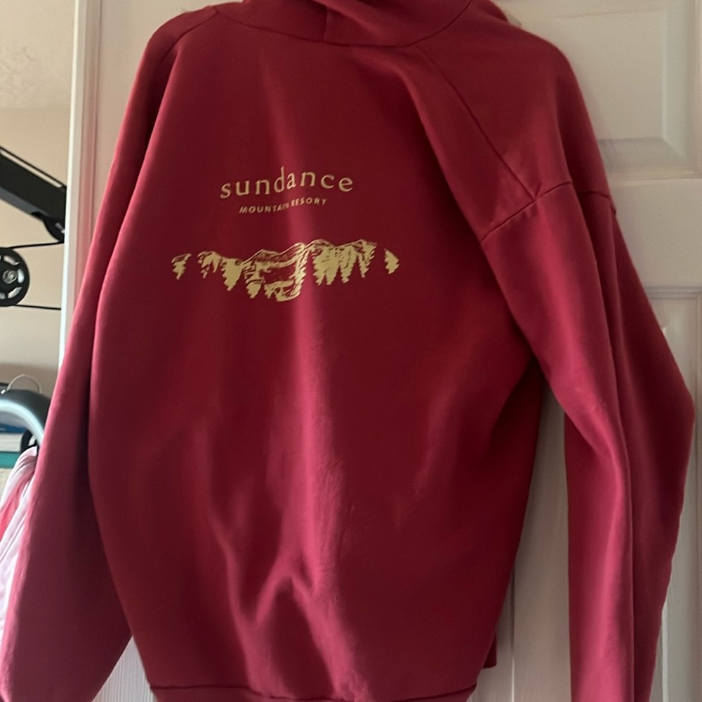 Vintage Sundance resort zip up hoodie